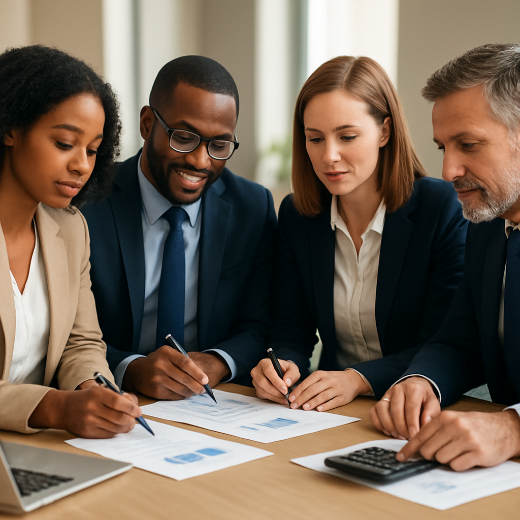 The Gautam & Associates advisory team collaborating